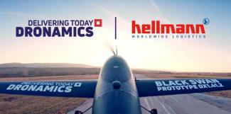 DRONAMICS und Hellmann planen europaweite Transporte mit Frachtdrohnen ab 2022