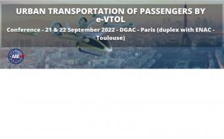 URBAN TRANSPORTATION OF PASSENGERS BY e-VTOL (Conference)