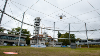 DLR-Drohnenkäfig